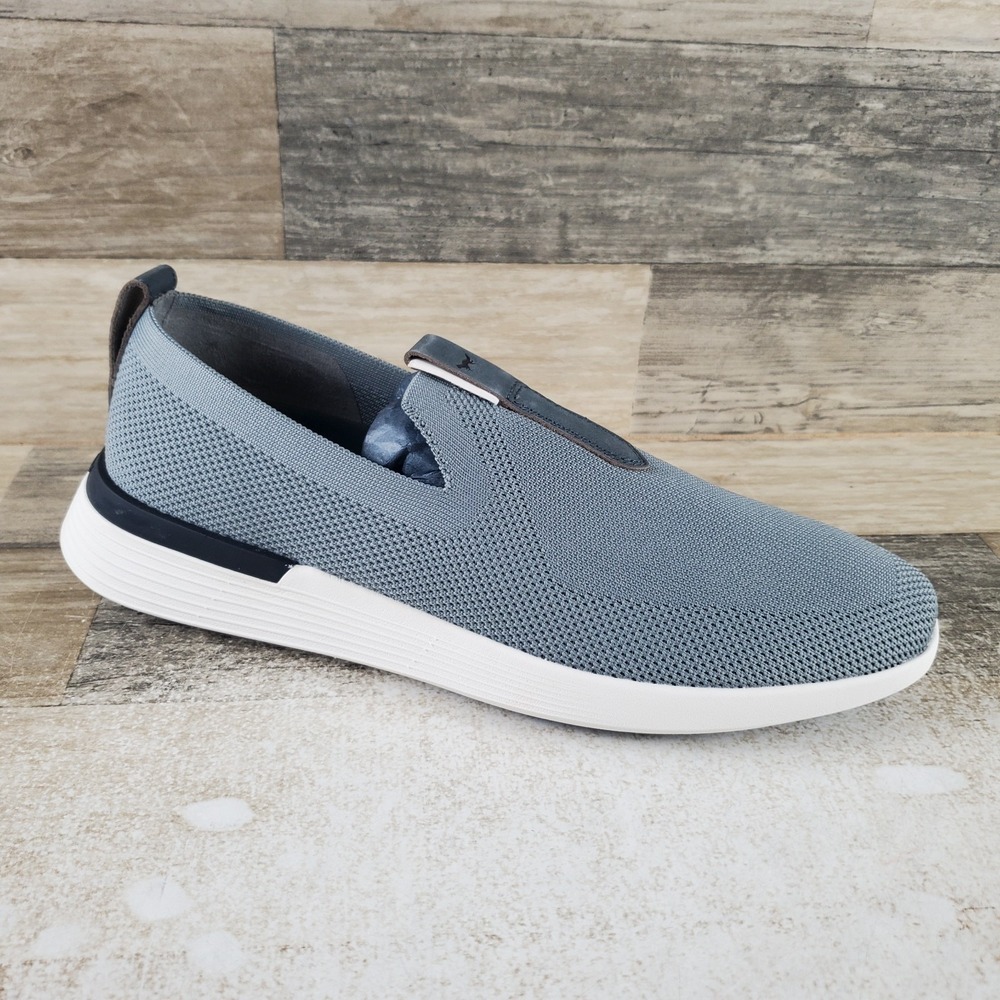 Wolf & Shepherd Swiftknit Loafers Womens Sz 9 Gray Blue Slip On Shoes